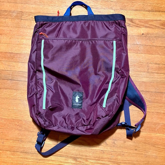 Cotopaxi Todo 16L Convertible Tote- rust chili and navy
